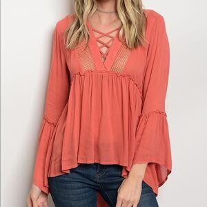 Bell Sleeve Top Babydoll